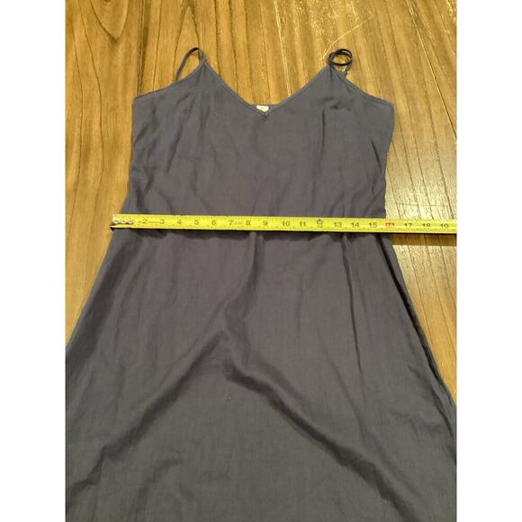 Sundance Tiered eyelet cotton scallop hem boho short sleeve blue mini dress xs - Picture 8 of 14